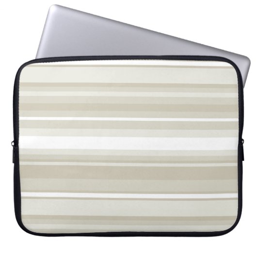 Sandsteinstreifen Laptopschutzhülle (Vorderseite)