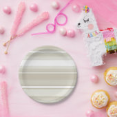 Sandsteinstreifen Pappteller (Party)