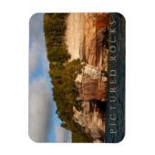 Sandstone Bluffs, Lake Superior, Pictured Rocks Magnet (Vertikal)
