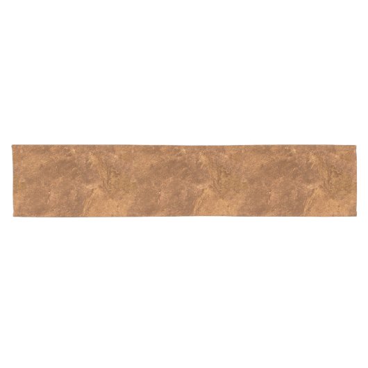 Sandstone Brown Design Kurzer Tischläufer (Horizontal)