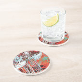 Sandstone Coaster – Corrosion Pulse Getränkeuntersetzer (Seite)