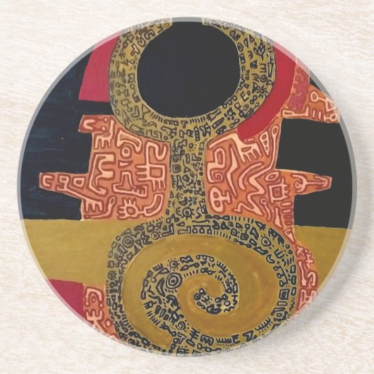 Sandstone Coaster Getränkeuntersetzer (Vorne)