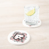 Sandstone Coaster — Spades Getränkeuntersetzer (Seite)