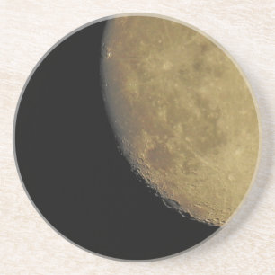 Sandstone Coaster with Moon image Getränkeuntersetzer
