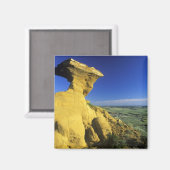 Sandstone Denkmal in der Gegend um den Hell Creek Magnet (Vorderseite/Rückseite)