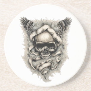 Sandstone Drink Untersetzer mit "Flügel des Schic