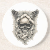 Sandstone Drink Untersetzer mit "Flügel des Schick (Vorne)