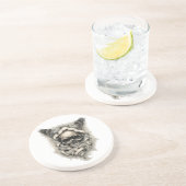 Sandstone Drink Untersetzer mit "Flügel des Schick (Seite)