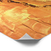 Sandstone escarpment Hauptstadt Reef National Poster (Ecke)