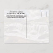 Sandstone Falls, New River Gorge National Park Postkarte (Rückseite)