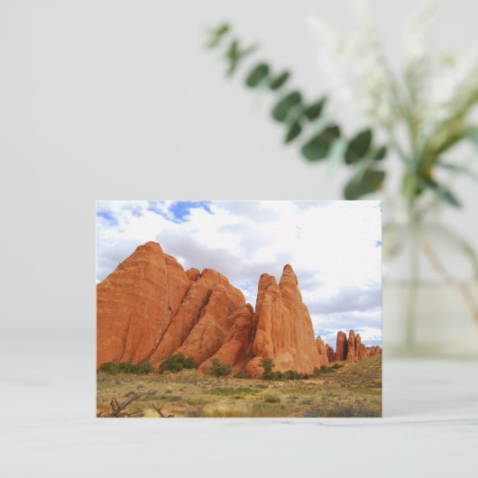 Sandstone Finnen, Arches National Park, Utah, Postkarte (Stehend Vorderseite)