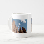 Sandstone Fins Utah Desert Foto Kaffeetasse (Vorderseite Links)