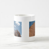 Sandstone Fins Utah Desert Foto Kaffeetasse (Mittel)