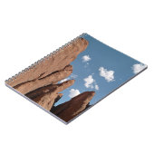 Sandstone Fins Utah Desert Foto Notizblock (Linke Seite)