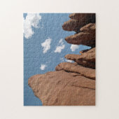 Sandstone Fins Utah Desert Foto Puzzle (Vertikal)