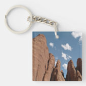 Sandstone Fins Utah Desert Foto Schlüsselanhänger (Vorderseite)