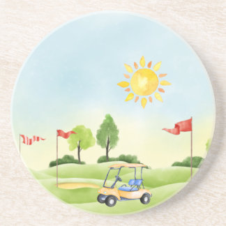 Sandstone Golf Untersetzer