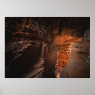 Sandstone Höhle Nature Foto Poster