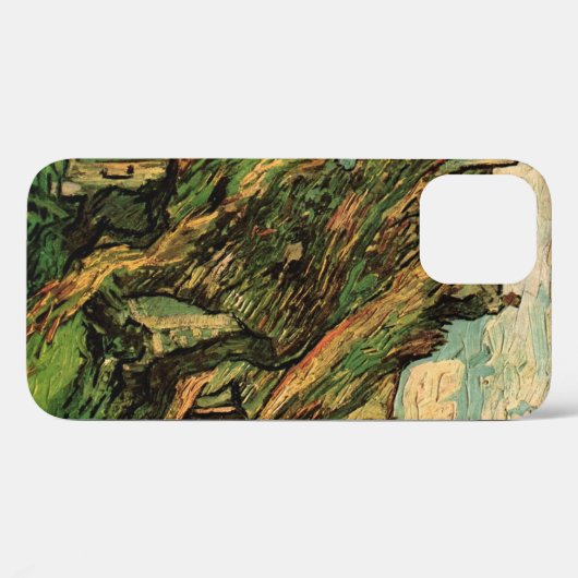 Sandstone-Hütten von Vincent van Gogh Case-Mate iPhone Hülle (Rückseite (Horizontal))