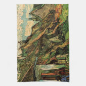 Sandstone-Hütten von Vincent van Gogh Geschirrtuch (Vertikal)