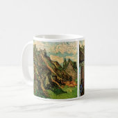 Sandstone-Hütten von Vincent van Gogh Kaffeetasse (Vorderseite Links)