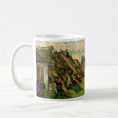 Sandstone-Hütten von Vincent van Gogh Kaffeetasse (Links)