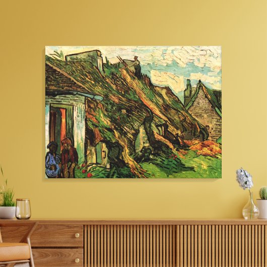Sandstone-Hütten von Vincent van Gogh Leinwanddruck (Insitu (Wohnzimmer))