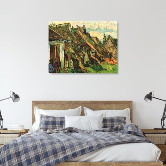 Sandstone-Hütten von Vincent van Gogh Leinwanddruck (Insitu (Schlafzimmer))