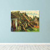 Sandstone-Hütten von Vincent van Gogh Leinwanddruck (Insitu (Holzboden))