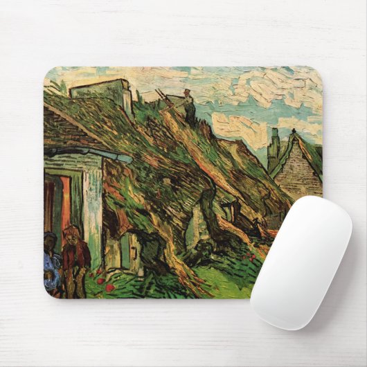 Sandstone-Hütten von Vincent van Gogh Mousepad (Mit Mouse)