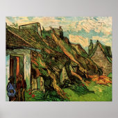 Sandstone-Hütten von Vincent van Gogh Poster (Vorne)
