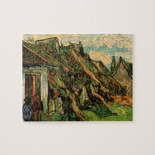 Sandstone-Hütten von Vincent van Gogh Puzzle (Horizontal)