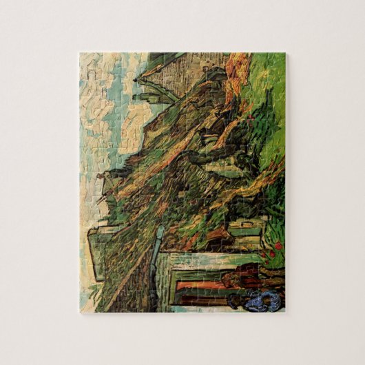 Sandstone-Hütten von Vincent van Gogh Puzzle (Vertikal)