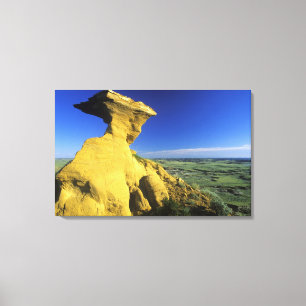 Sandstone Monument im Hell-Creek-Gebiet in der Nä Leinwanddruck