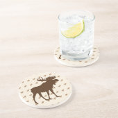 Sandstone Moose Untersetzer (Seite)