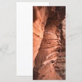 Sandstone Nature Foto Card (Vorne/Hinten)