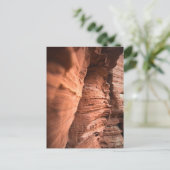 Sandstone Nature Foto Feiertagspostkarte (Stehend Vorderseite)