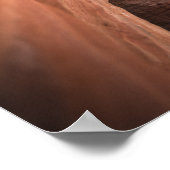 Sandstone Nature Foto Poster (Ecke)