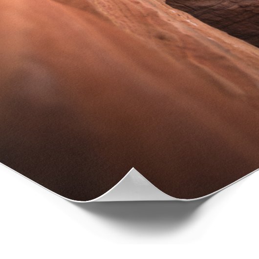 Sandstone Nature Foto Poster (Ecke)