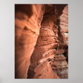 Sandstone Nature Foto Poster (Vorne)