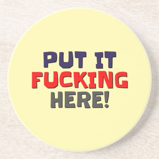 Sandstone Party Untersetzer (Vorne)