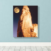 Sandstone Pinacle Leinwanddruck (Insitu (Holzboden))