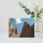 Sandstone Rock Fins Utah Wüste Foto Postkarte (Stehend Vorderseite)