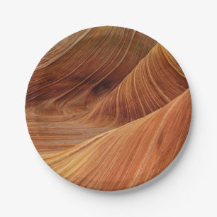Sandstone Rock Formationen Pappteller