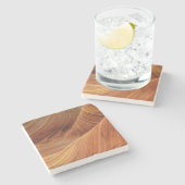 Sandstone Rock Formationen Steinuntersetzer (Seitenansicht)