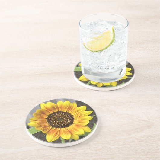 Sandstone Sunflower Untersetzer (Seite)