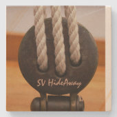 Sandstone Untersetzer Custom Nautical (Vorderseite)