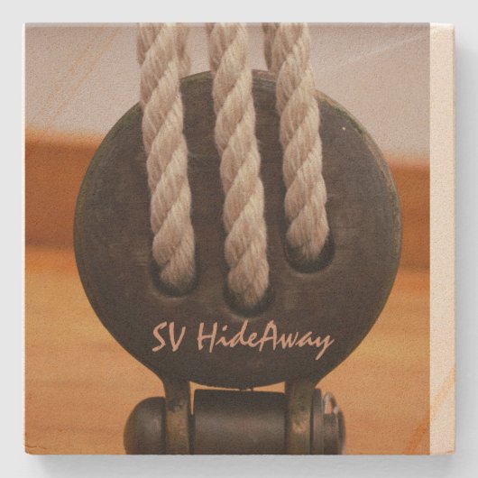 Sandstone Untersetzer Custom Nautical (Vorderseite)