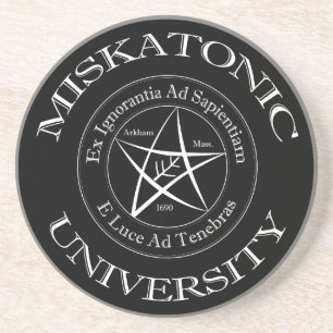Sandstone-Untersetzer der Universität Miskatonic Getränkeuntersetzer