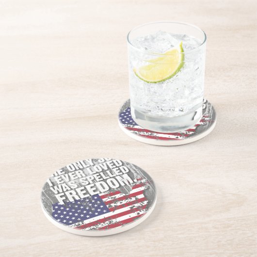 Sandstone Untersetzer – Freedom Job (Seite)